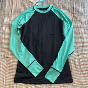 TSLA Black Rash Guard. XS, NWT